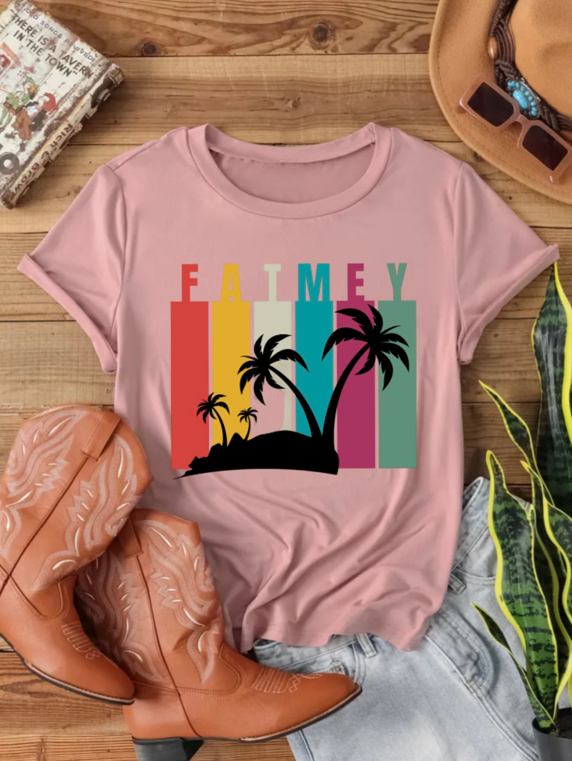 Évasion Tropicale – Collection de T-Shirts Fatmey