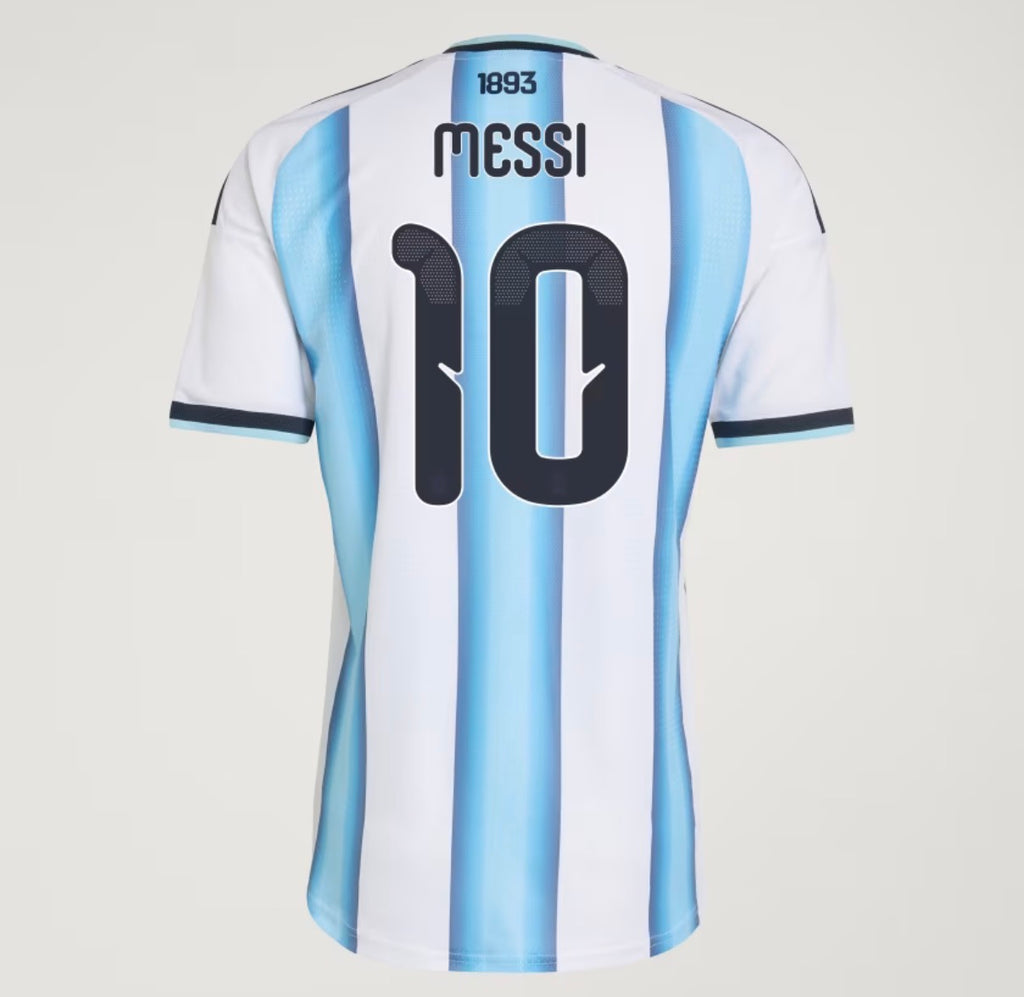 Argentina 26 Messi Authentic Jersey