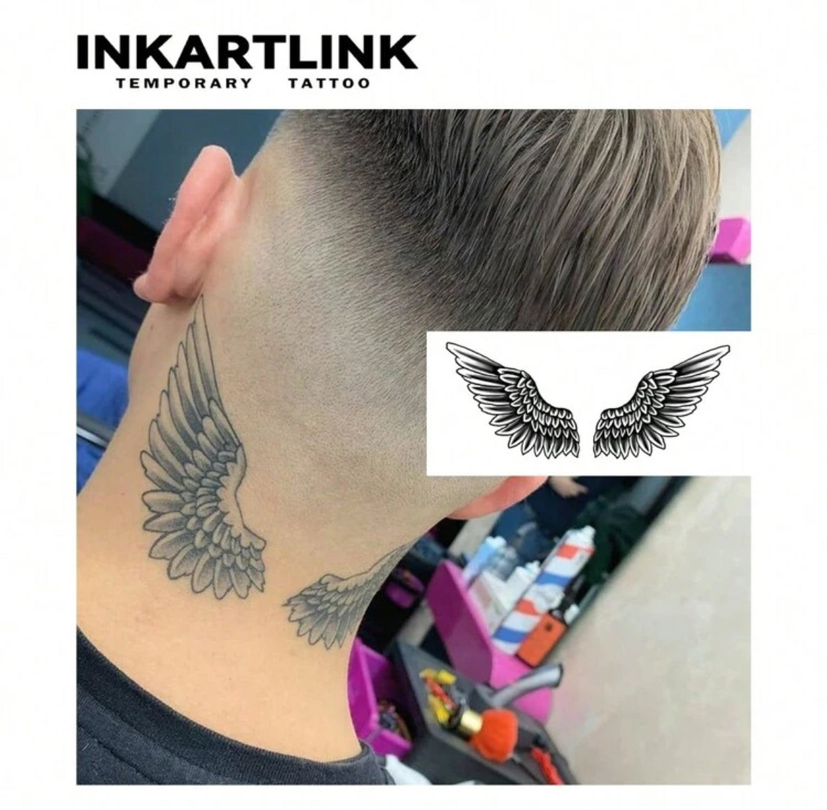 Tatouage Temporaire Ailes d’Ange