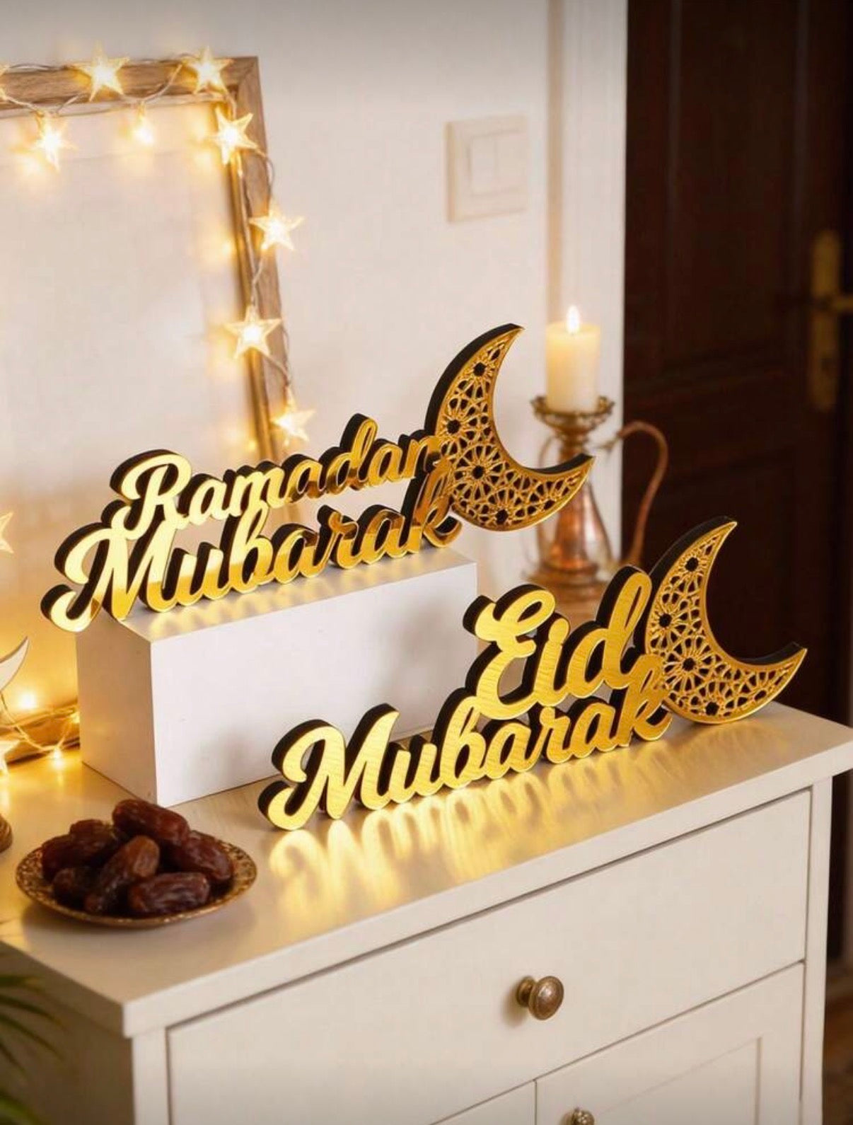 Décoration de Table Ramadan & Aïd Mubarak –