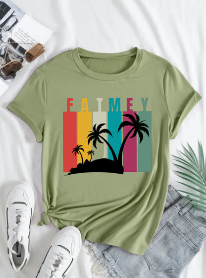 Évasion Tropicale – Collection de T-Shirts Fatmey