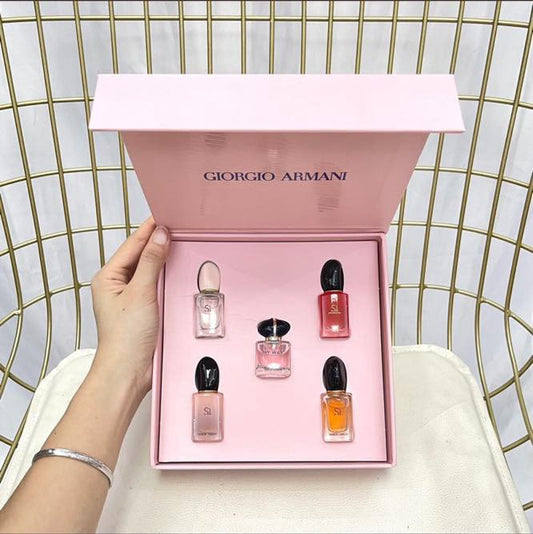 Coffret Miniatures Parfums Giorgio Armani - Édition My Way & Si (sur commande)