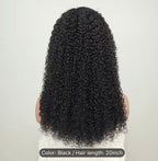 Perruque cheveux humain Kinky Curly / wig 200% 13*4 lace frontal transparente