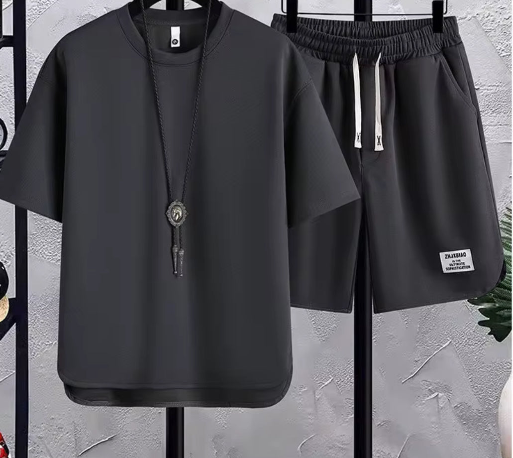 Ensemble Décontracté T-shirt et Short Assortis