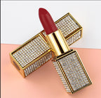 Éclat Éternel - Rouge à Lèvres Vegan 24h avec Éclat de Cristaux