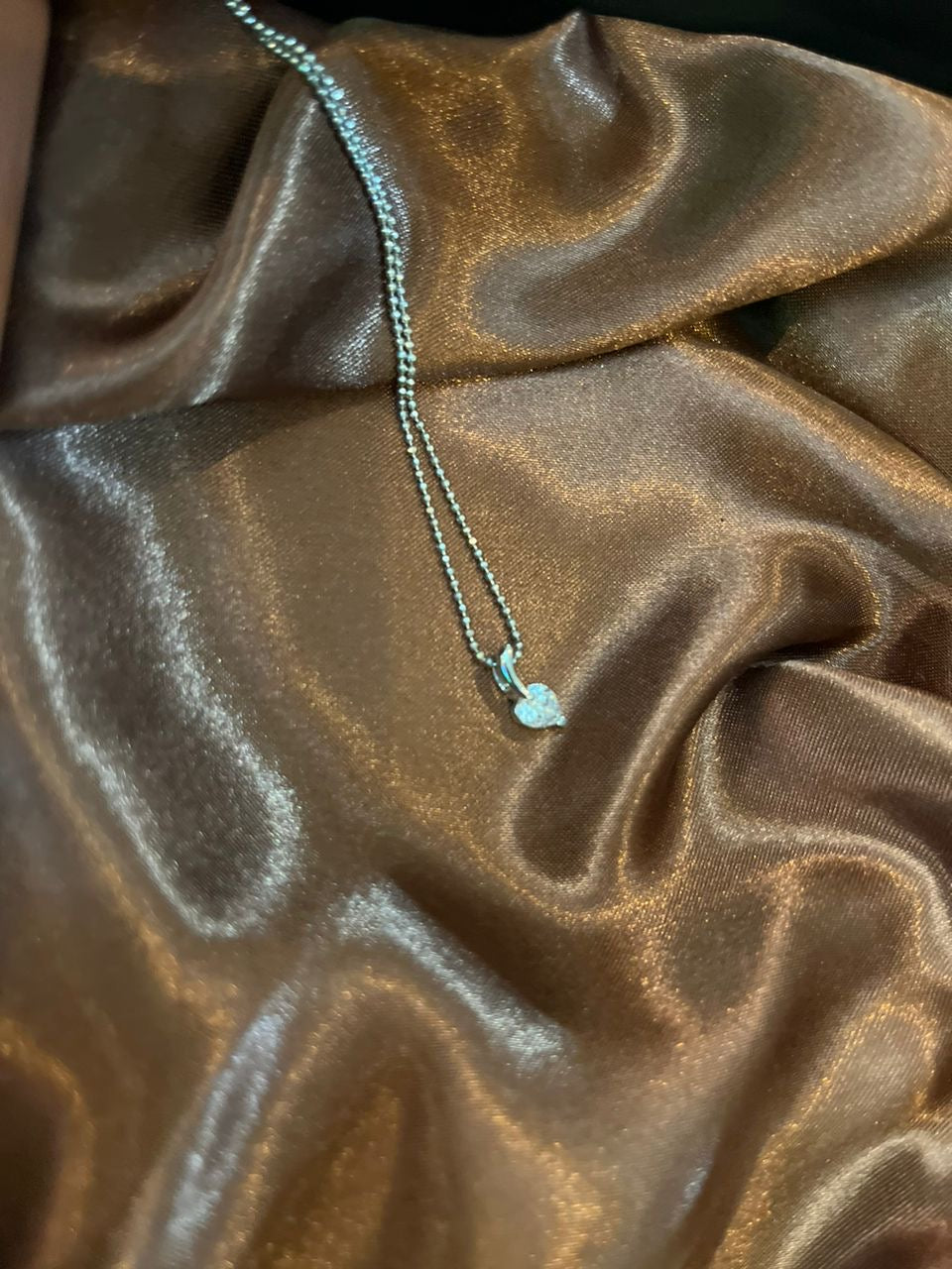 Collier pendentif fin