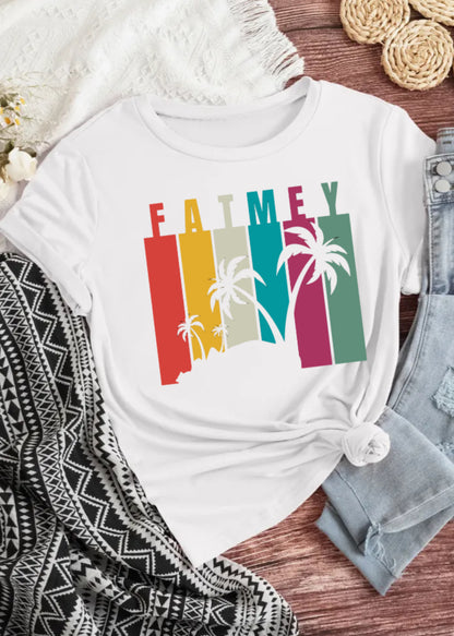 Évasion Tropicale – Collection de T-Shirts Fatmey