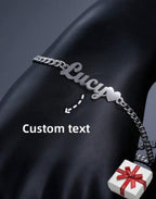 Bracelet Chaîne En Acier Inoxydable De 3 Mm Personnalisé