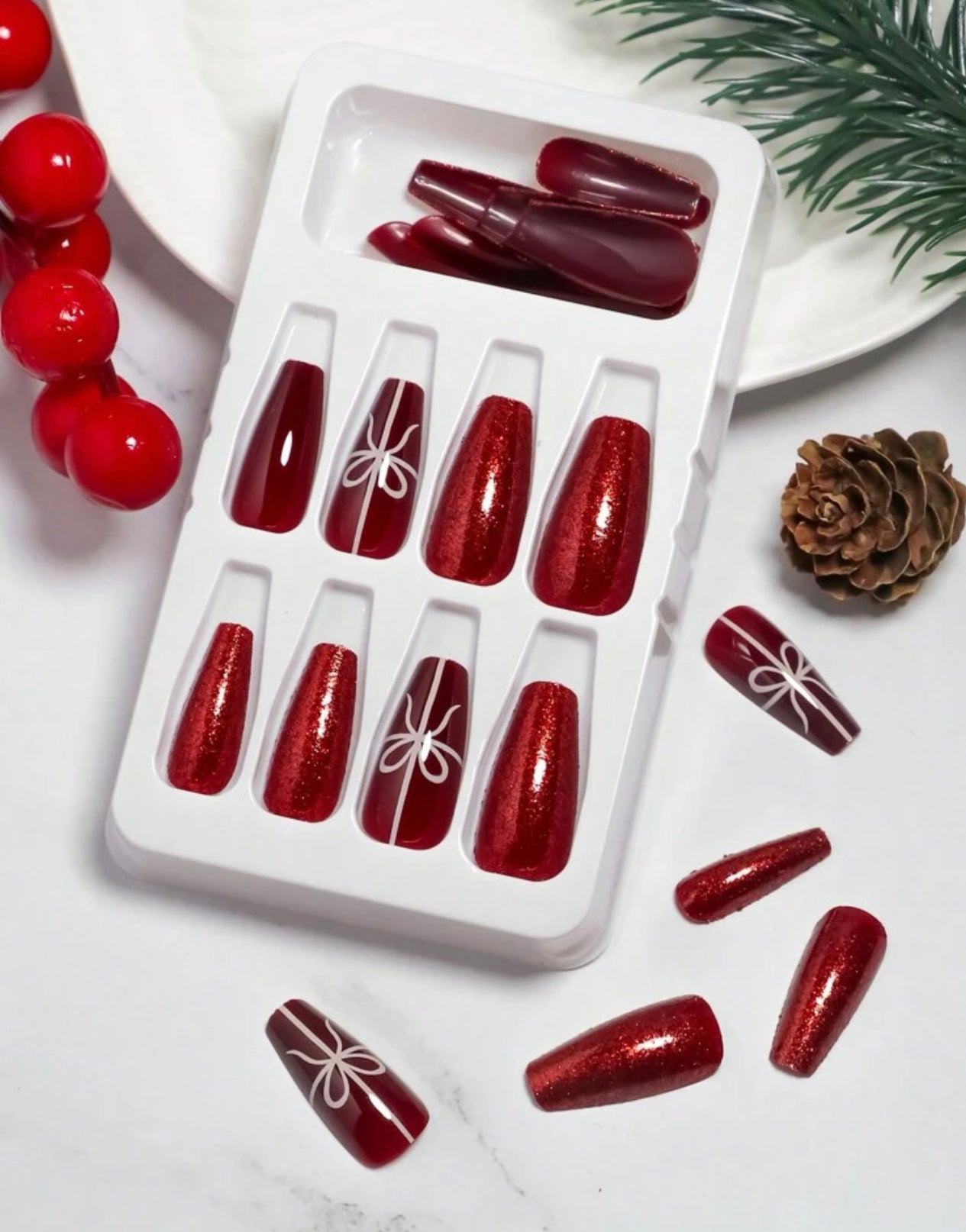 Faux-ongles taille moyenne