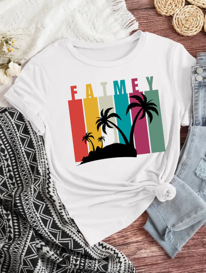 Évasion Tropicale – Collection de T-Shirts Fatmey