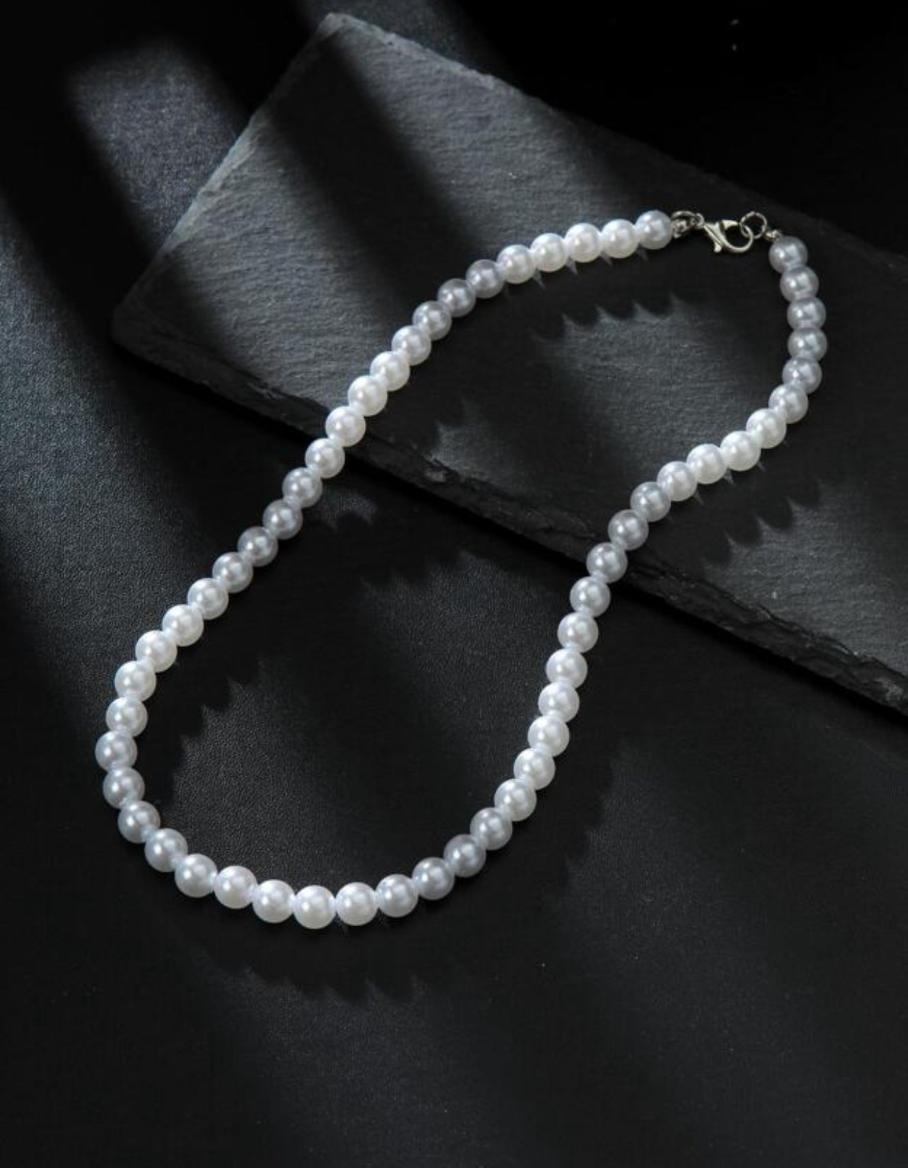 Collier Perlé En Fausse Perle