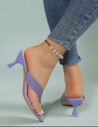 Mince Talon Et À Bout Pointu