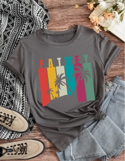 Évasion Tropicale – Collection de T-Shirts Fatmey