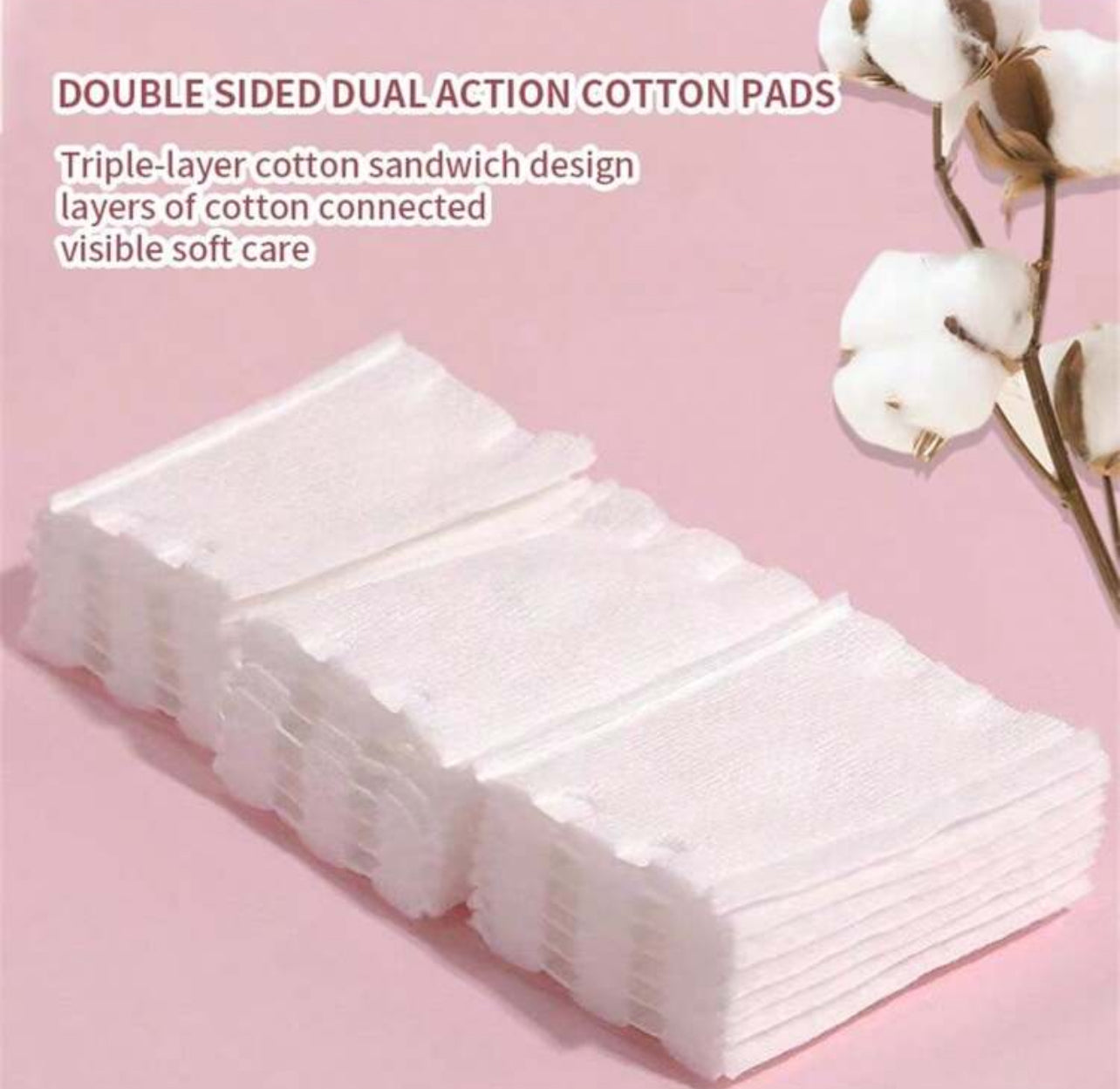 Lingettes nettoyantes pour le visage double couche, pratiques, jetables, épaisses, humides et sèches, pour le visage, 120 pièces/paquet, tampons démaquillants, soins de la peau