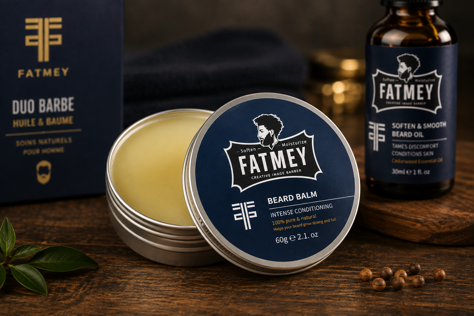 Beard Oil & Balm Duo | FATMEY