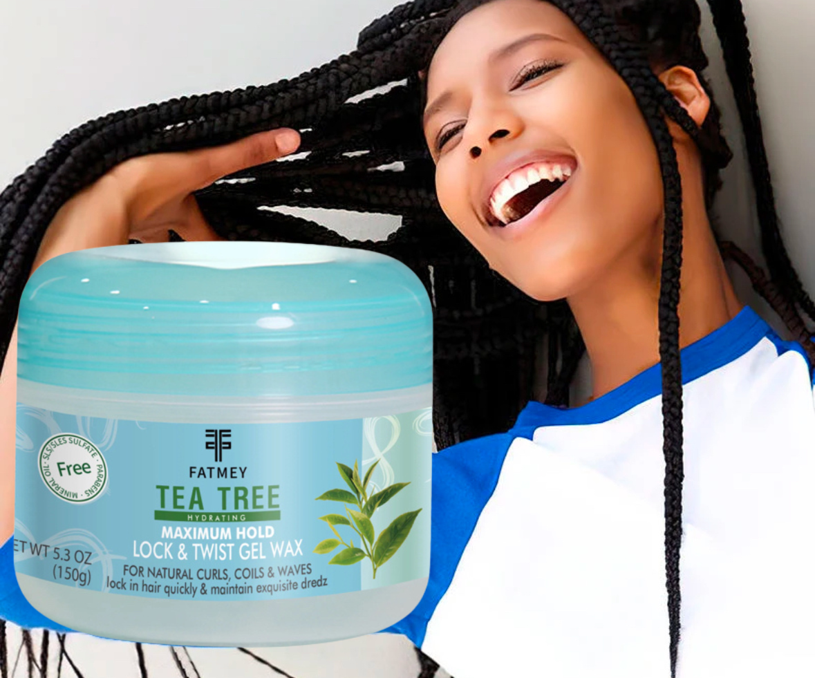 Fatmey Tea Tree Gel Wax - L’Essentiel pour Entretenir et Styliser vos Locks