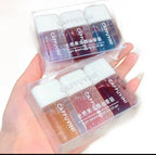 Trio Tentation: Ensemble d’Huiles à Lèvres Hydratantes aux Teintes Fruitées