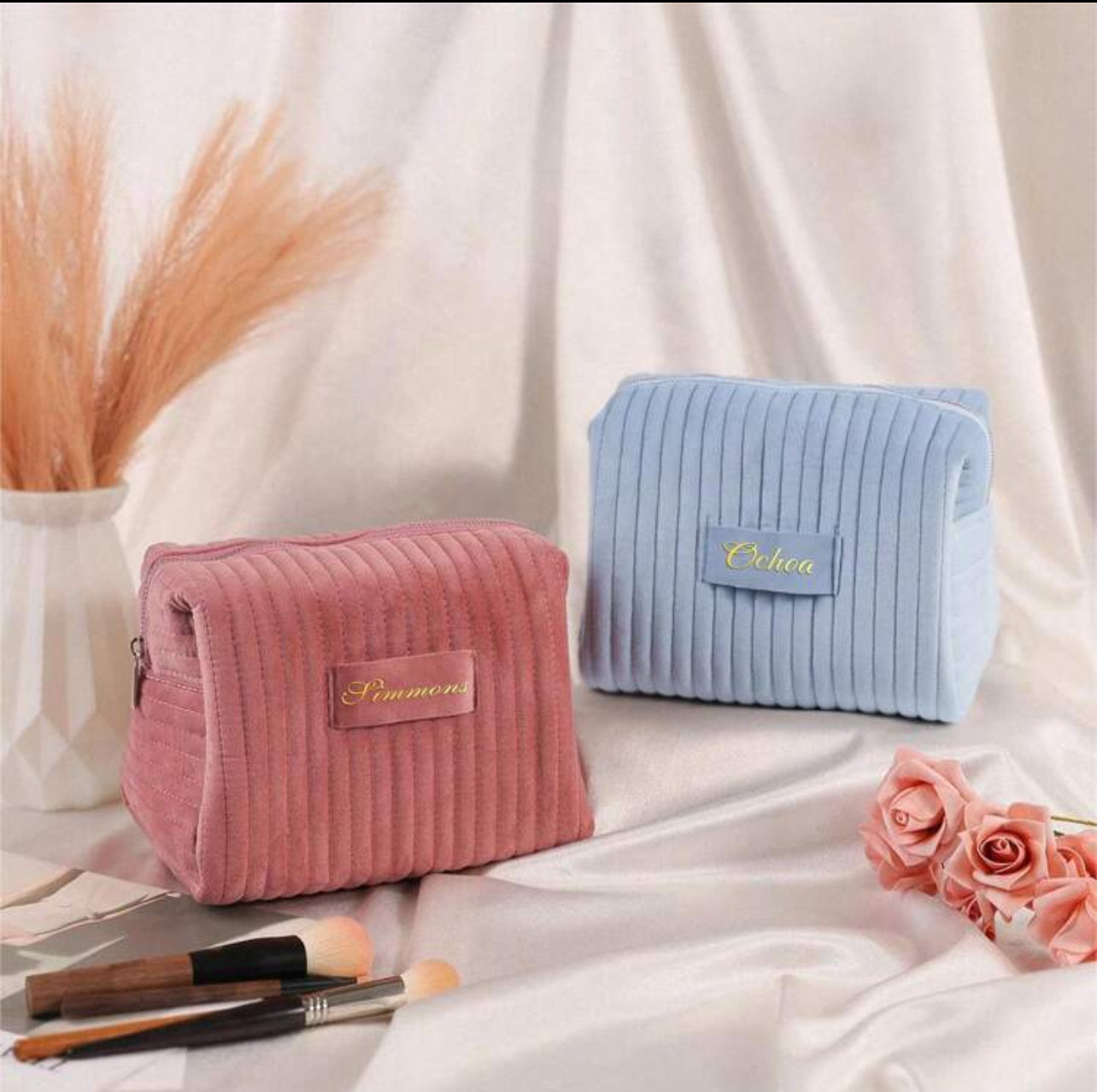 Trousse à cosmétiques avec nom personnalisé