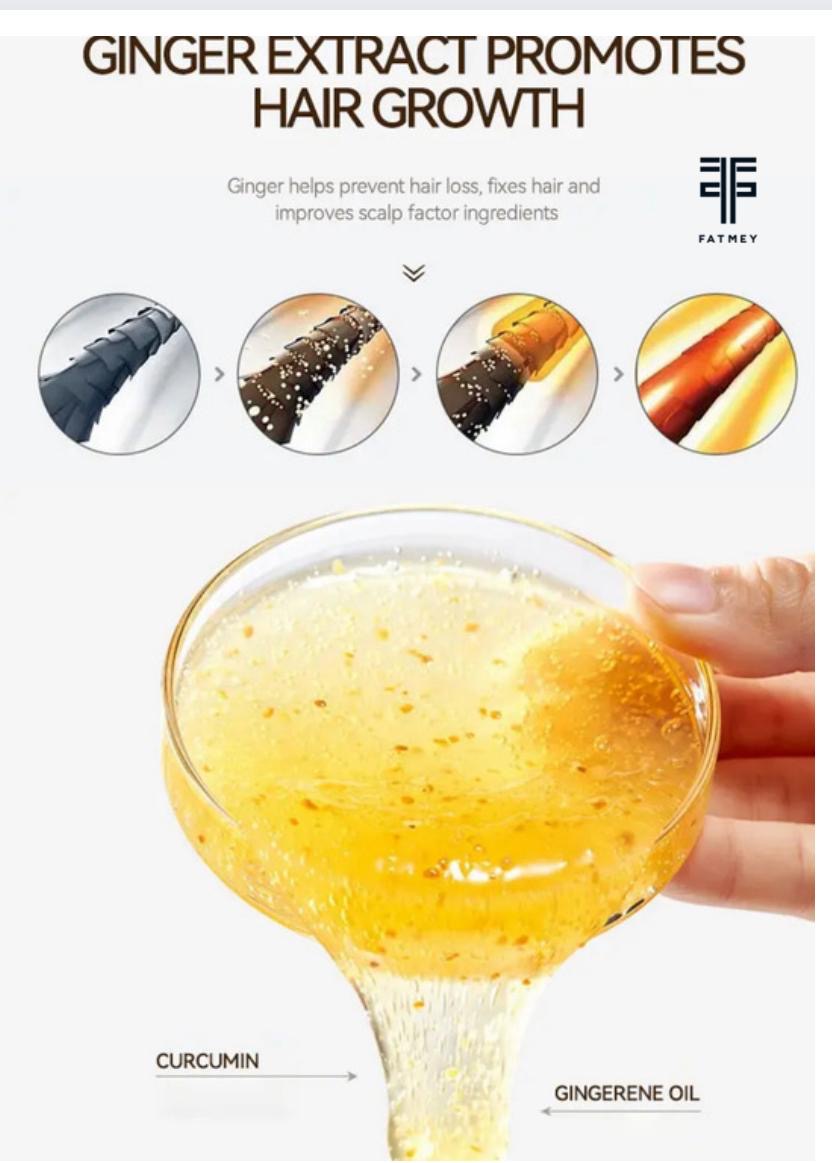 Huile de Gingembre pour la Croissance et la Fortification des Cheveux