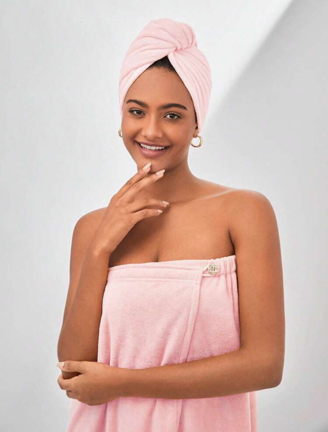 Serviette turban en microfibre à séchage rapide