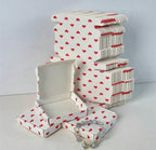 Lot de 10 Mini Boîtes Cadeaux "Petits Cœurs