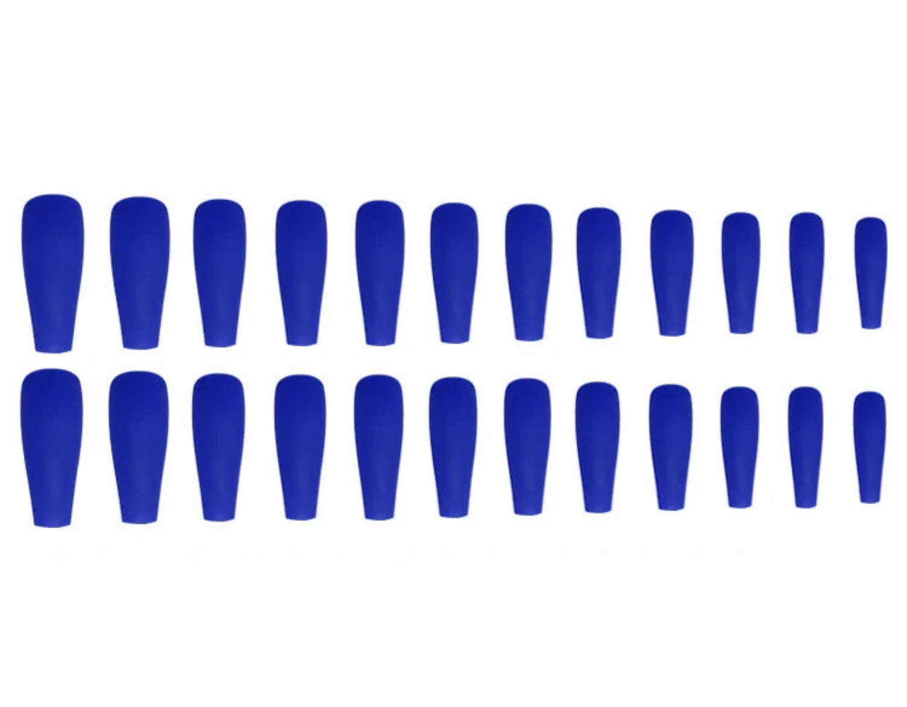 Faux ongles couleur unique