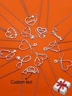 Collier Stéthoscope personnalisé pour femmes Collier personnalisé