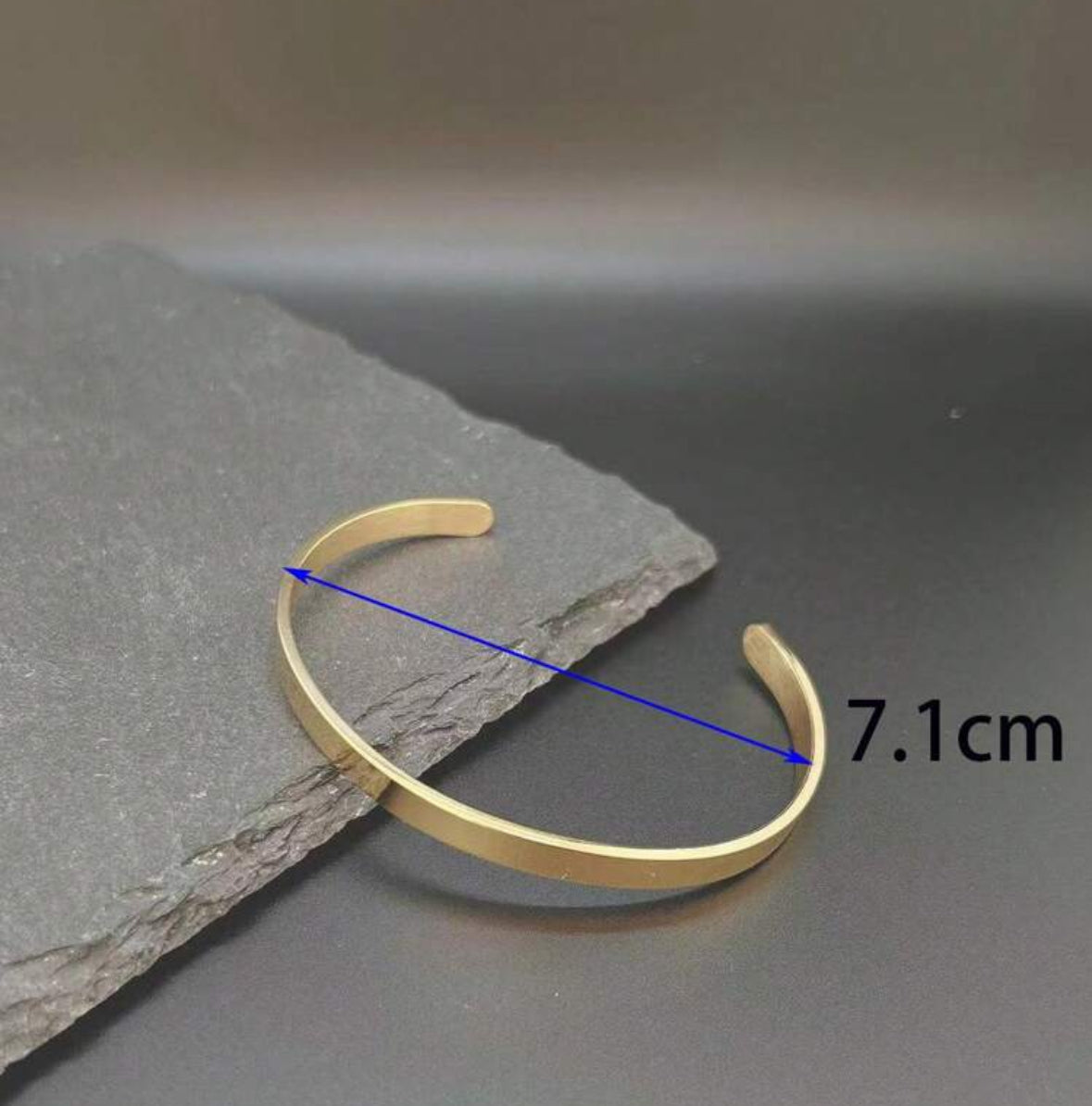 Bracelet et chaîne minimaliste en acier inoxydable doré