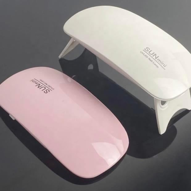 Lampe Sèche-ongles Mini En Forme de sournois Pour Vernis Gel, Avec Photothérapie À Led Uv