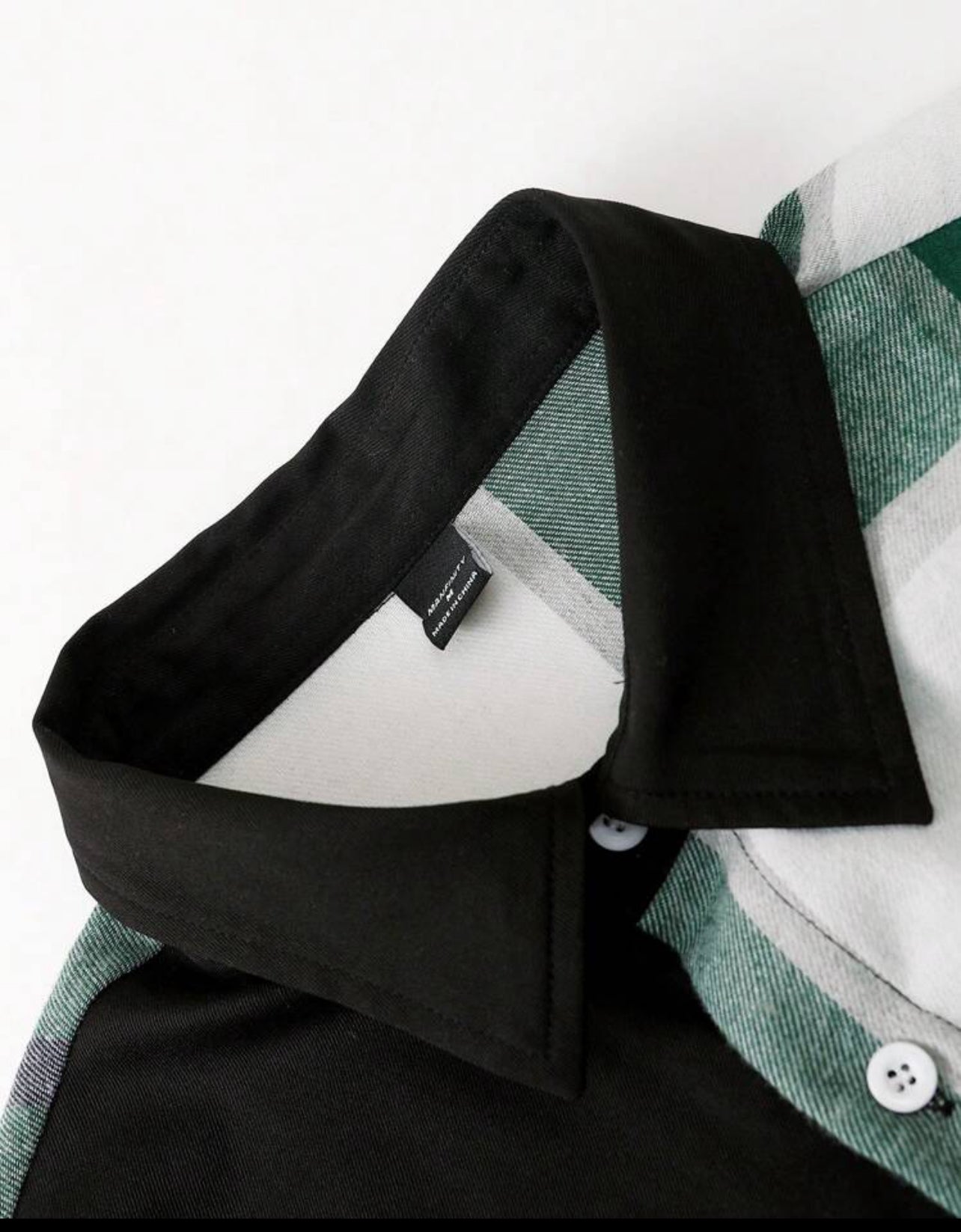 Chemise À Manches Longues À Carreaux