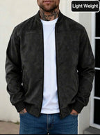 Veste Homme Effet Daim Premium – Style Casual & Élégant