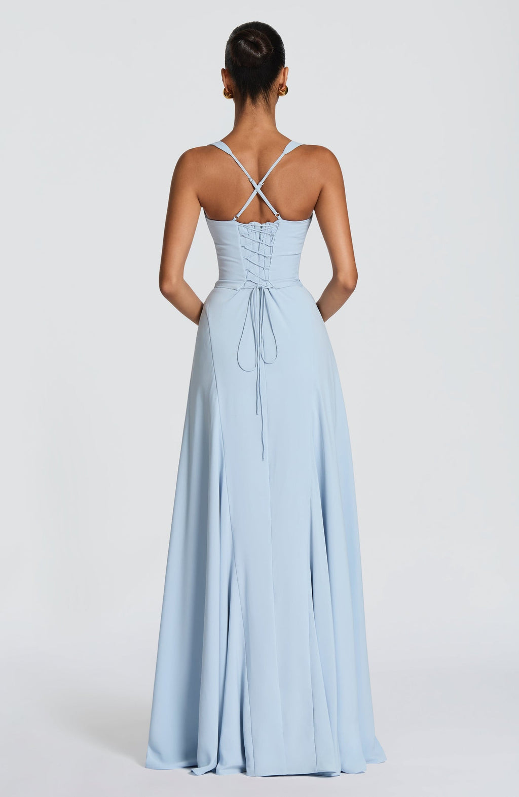 Robe Longue Irie – Bleu Glacier