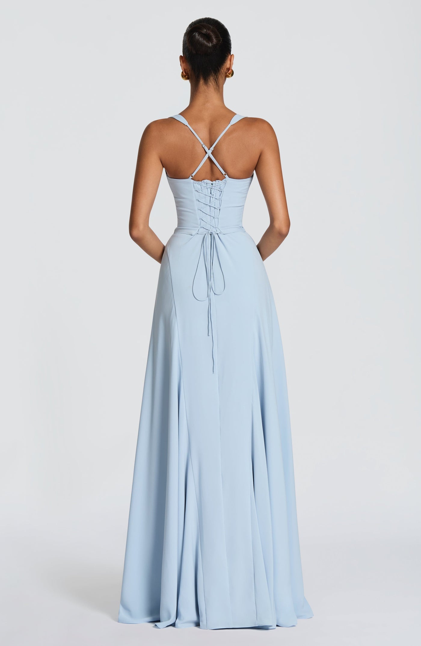ROBE LONGUE IRIE - BLEU GLACIER