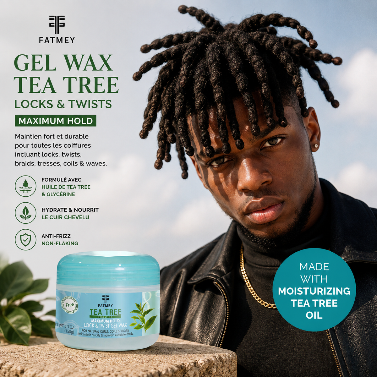 Gel Wax Tea Tree – Locks & Twists | FATMEY