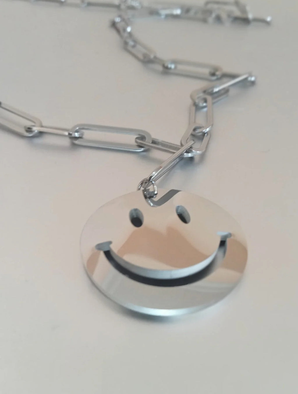 Smiling Necklace with Removable Star Chain