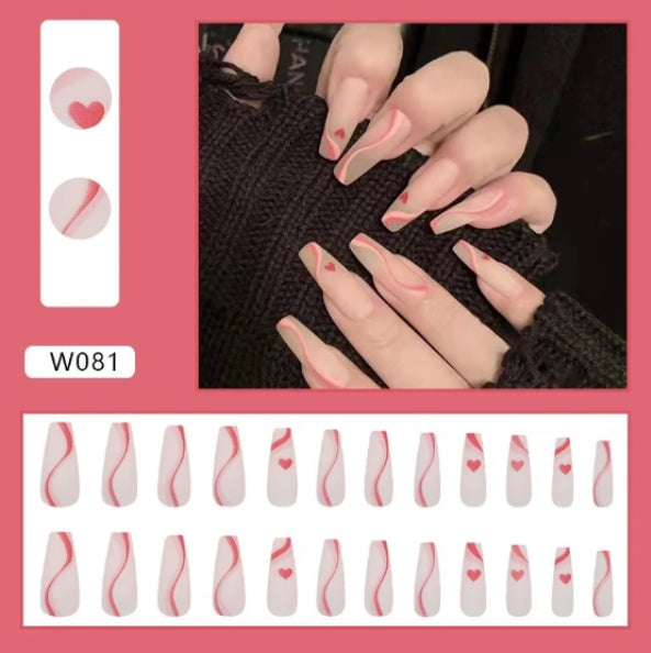 Faux Ongles Prêts à Poser – Pose Rapide
