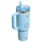 Gobelet isotherme Messi x Stanley Quencher ProTour avec paille rabattable | 1,18 L