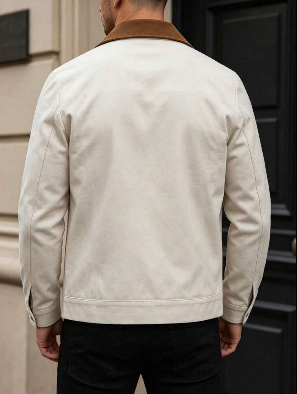 Veste Homme Élégante Bicolore – Style Casual Chic