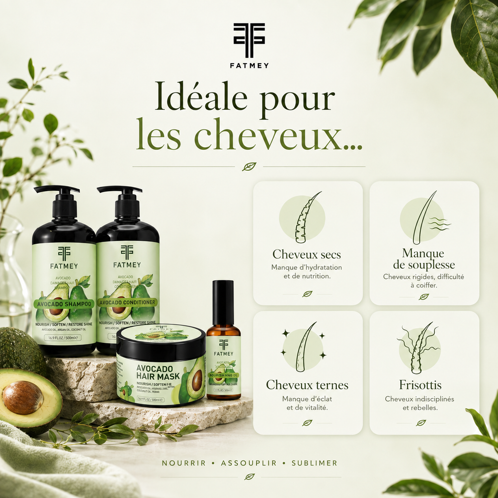 Routine Nourrissante à l’Avocat – 4 Soins | FATMEY