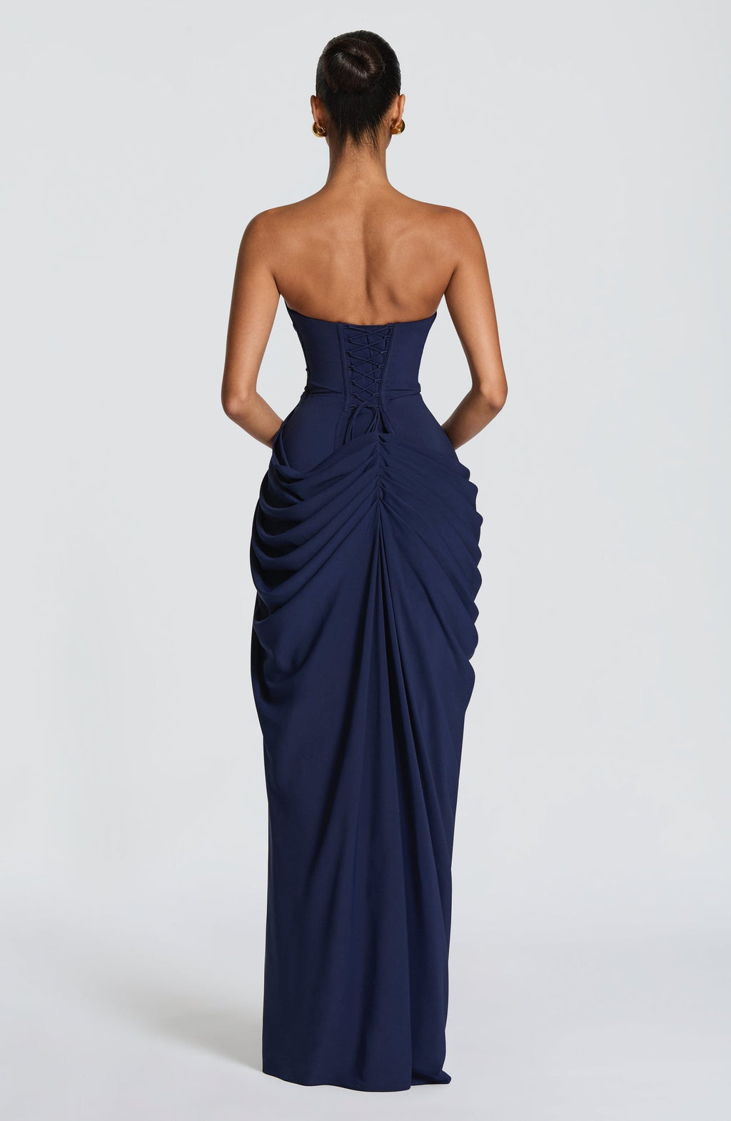 Robe Longue Cyra – Bleu Marine