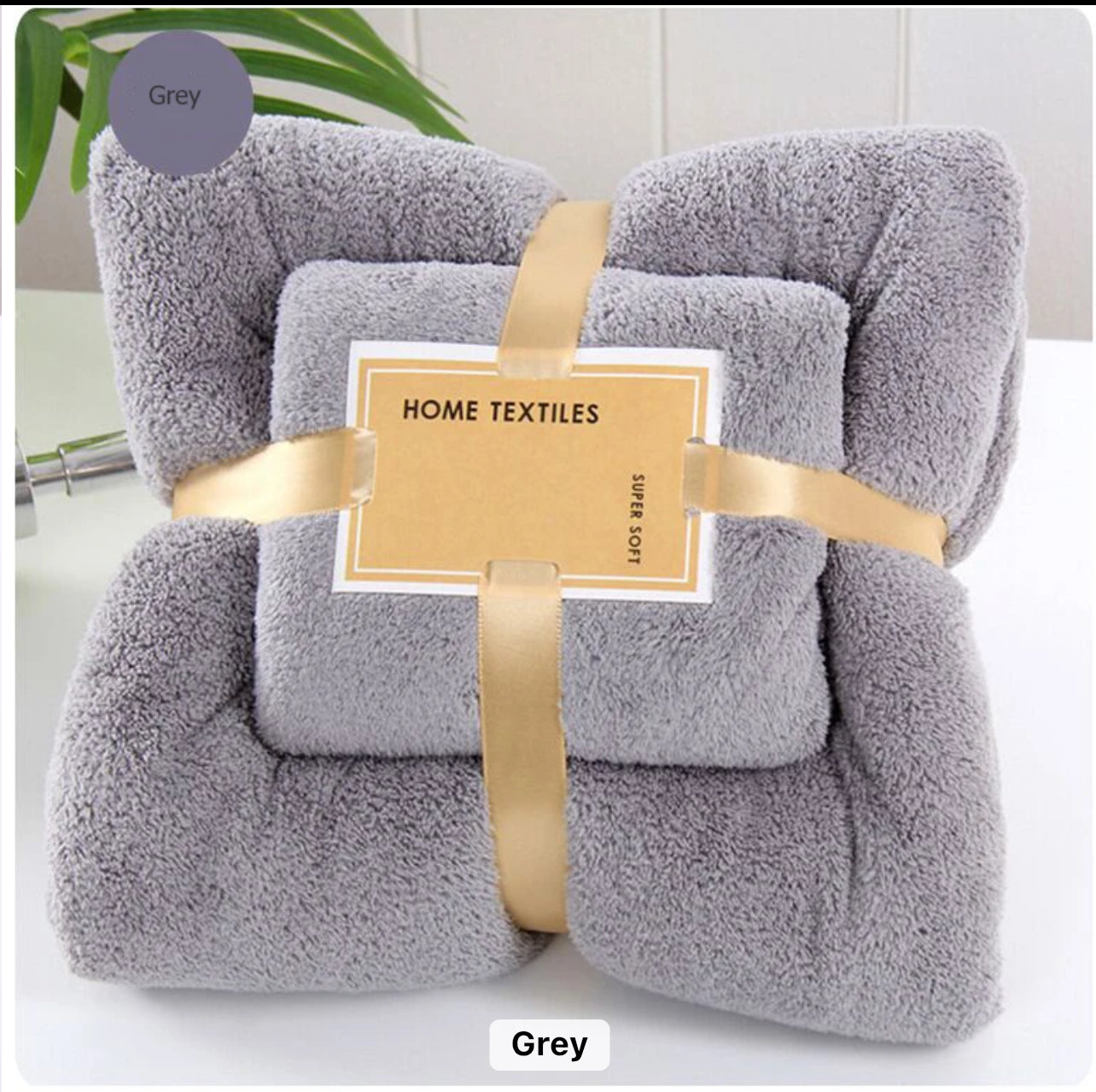 Ensemble serviette micro fibre super doux