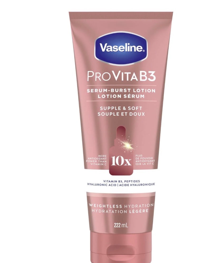 VASELINE
Pro VitaB3 lotion sérum souple et doux