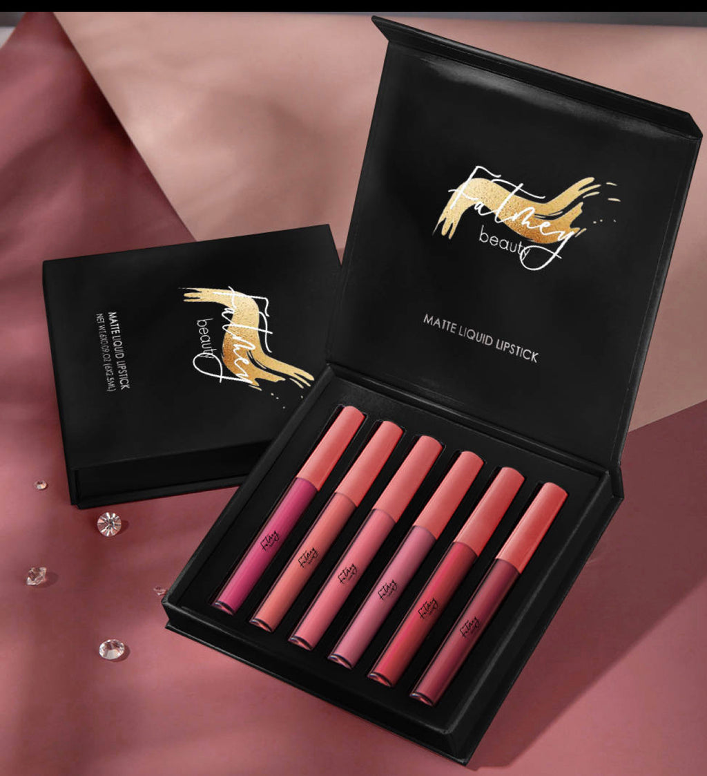 Coffret de 6 Rouges à Lèvres – Teintes Assorties