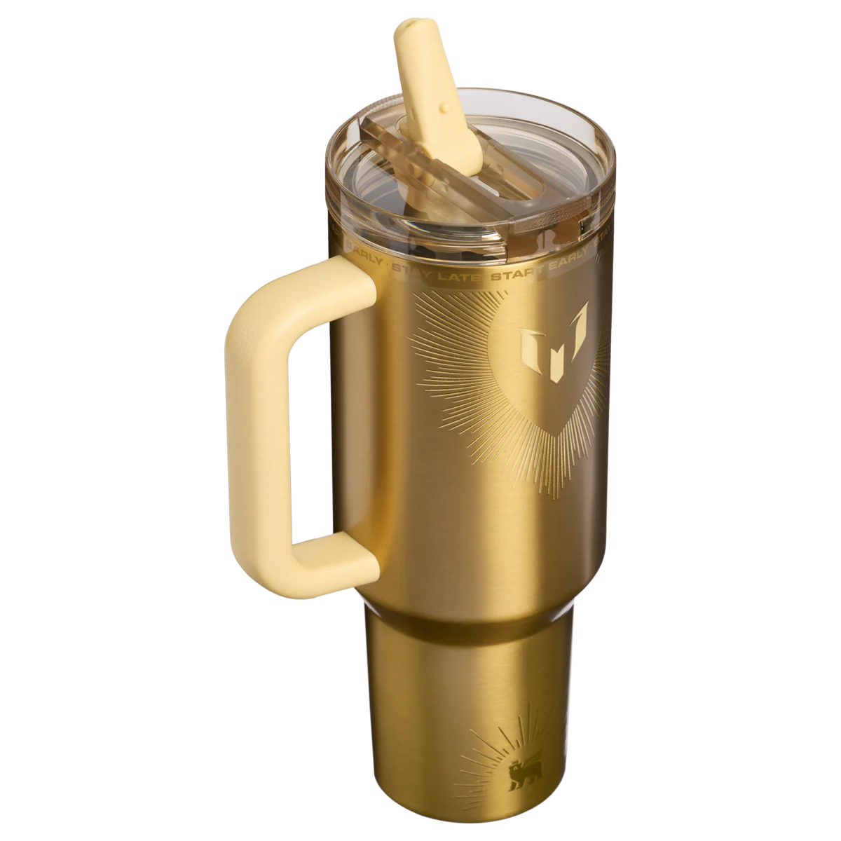 Gobelet isotherme Messi x Stanley Quencher ProTour avec paille rabattable | 1,18 L