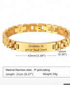 Bracelet personnalisé hommes