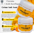 Crème anti-acné au curcuma