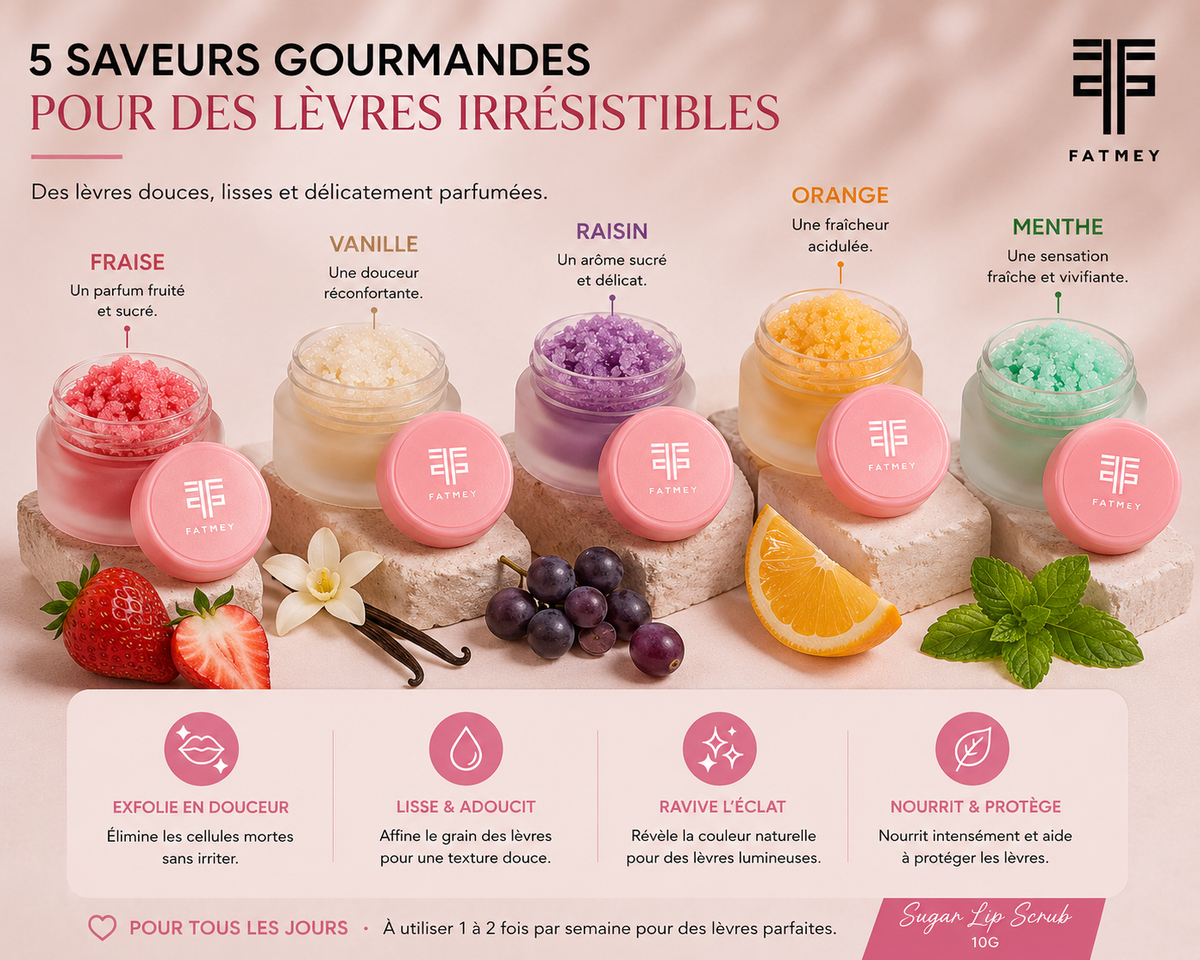 Gommage à Lèvres Douce Exfoliation | FATMEY
