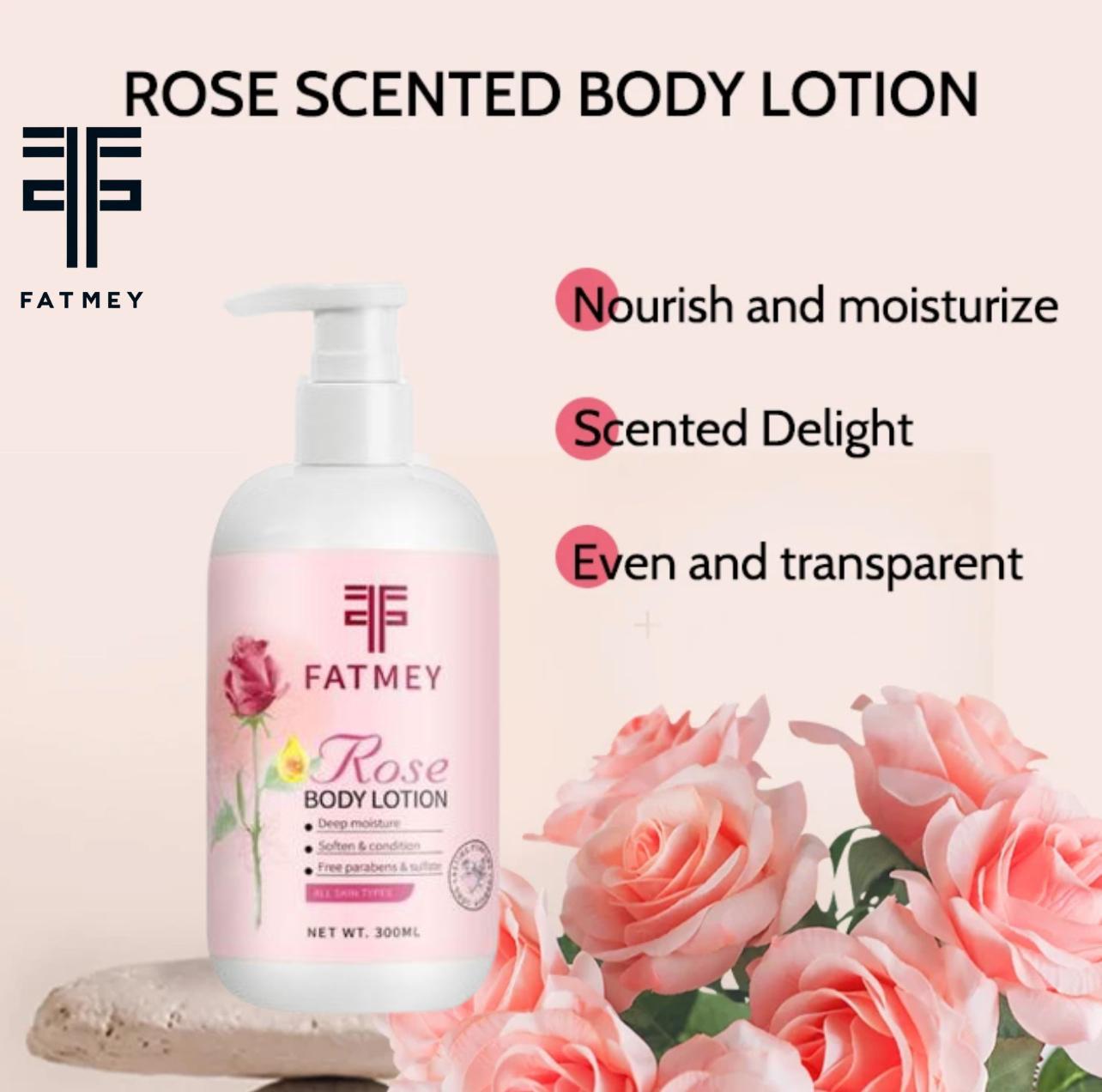 Rose Scented Body Lotion - FATMEY