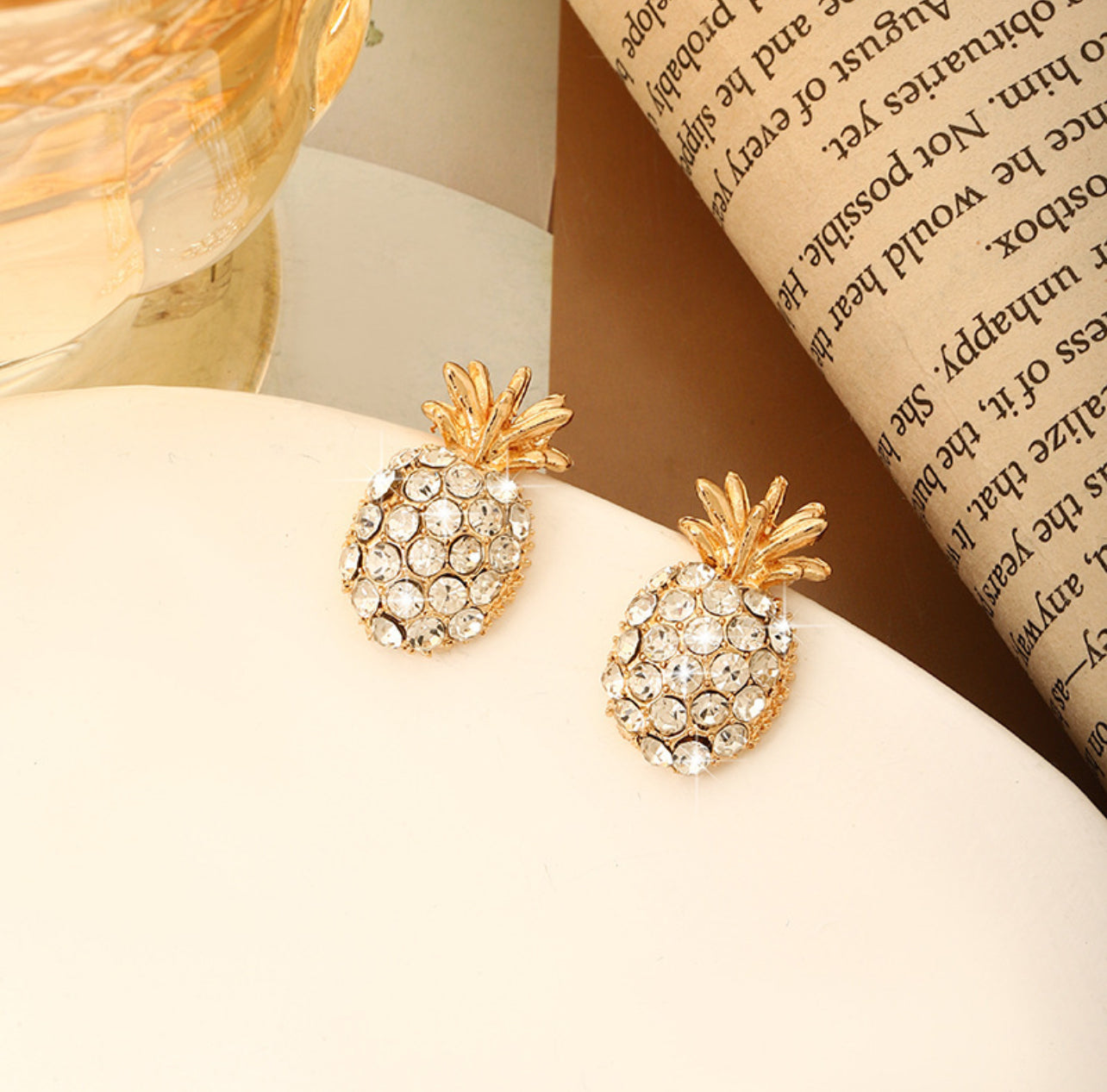 Boucles d’oreilles ananas