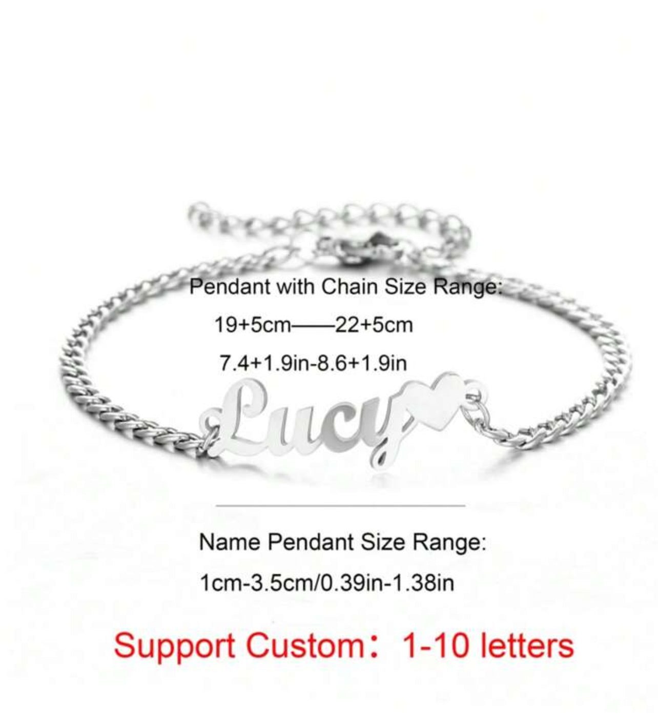 Bracelet Chaîne En Acier Inoxydable De 3 Mm Personnalisé